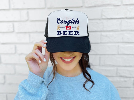 Cowgirls & Beer Trucker Hat
